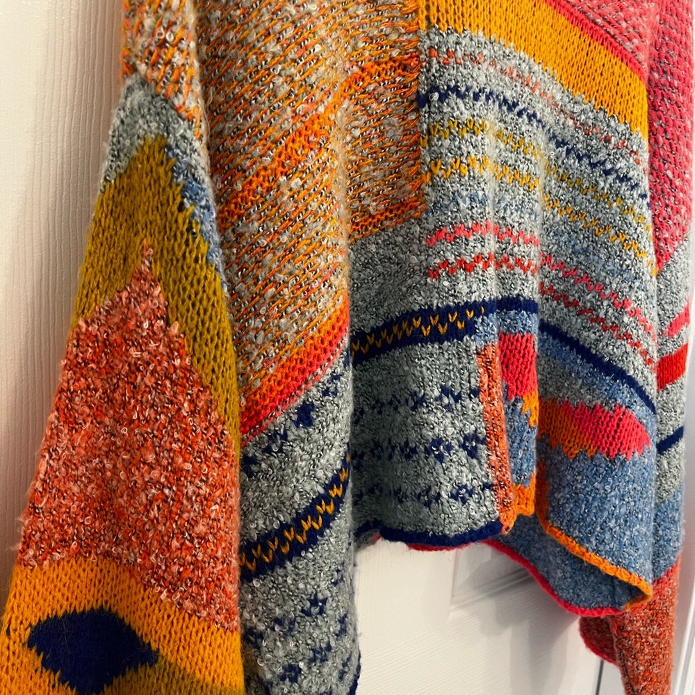 Colorful Patchwork Sweater - Picture 2 of 4